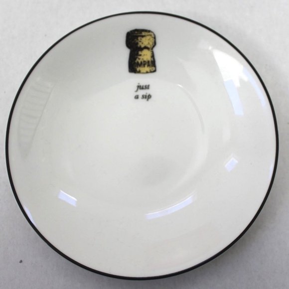 kate spade Tidbit Plates 2 Pieces NO BOX - Picture 4 of 5